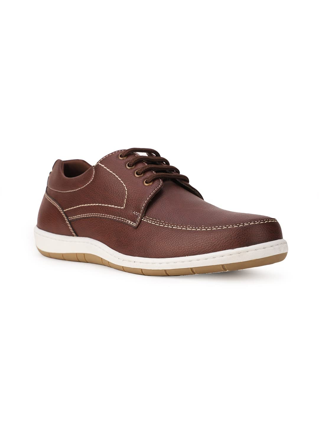 Bata I-and Laceup Men's Brown Casual Shoes - 8 UK (8214179)