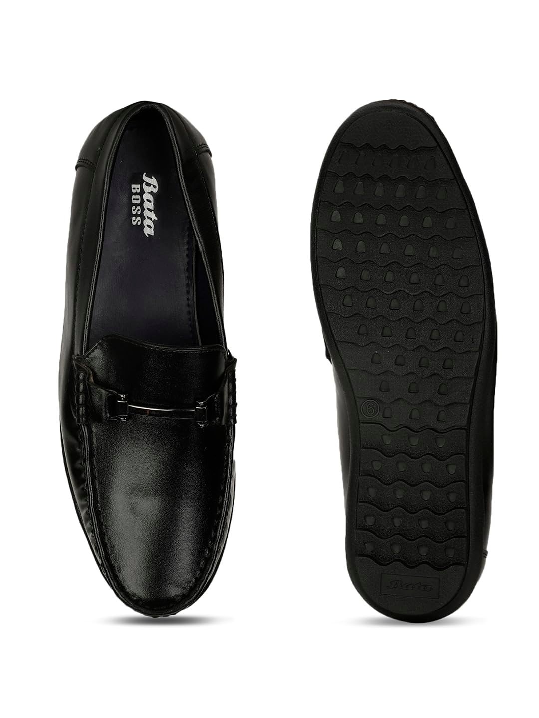 Bata Mario Fk E 23 Men's Black Casual Shoes - 8 UK (8516250)
