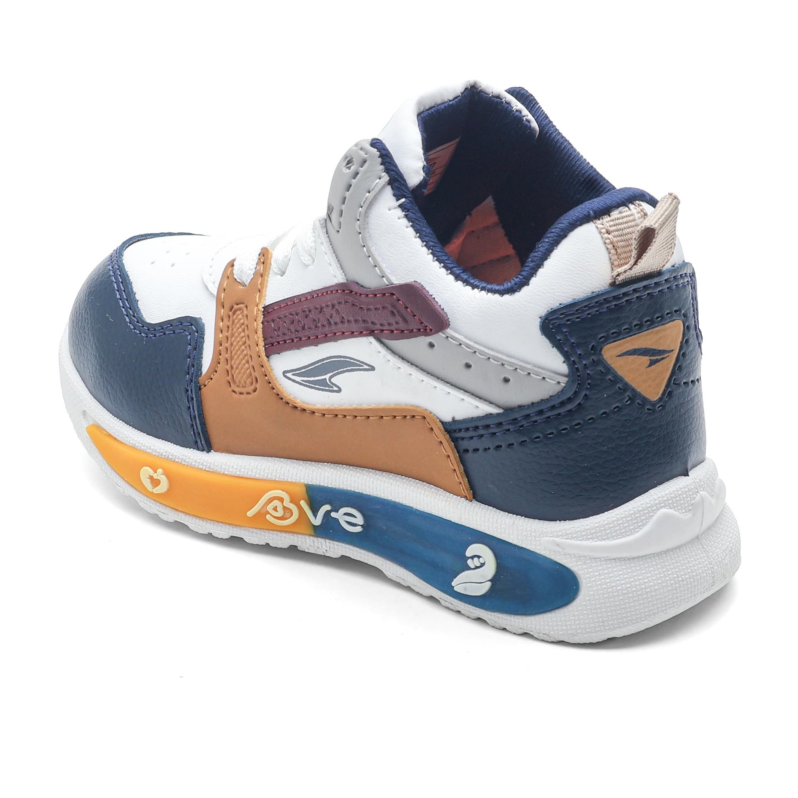 ASIAN Blinky-12 Kids LED Light Sneakers with Smart Motion Glow | Soft Cushioning Comfort, Strong Grip Shoes, Cute, Trendy and Lightweight Design for Boys & Girls | Ideal for Daily Play & School Wear
