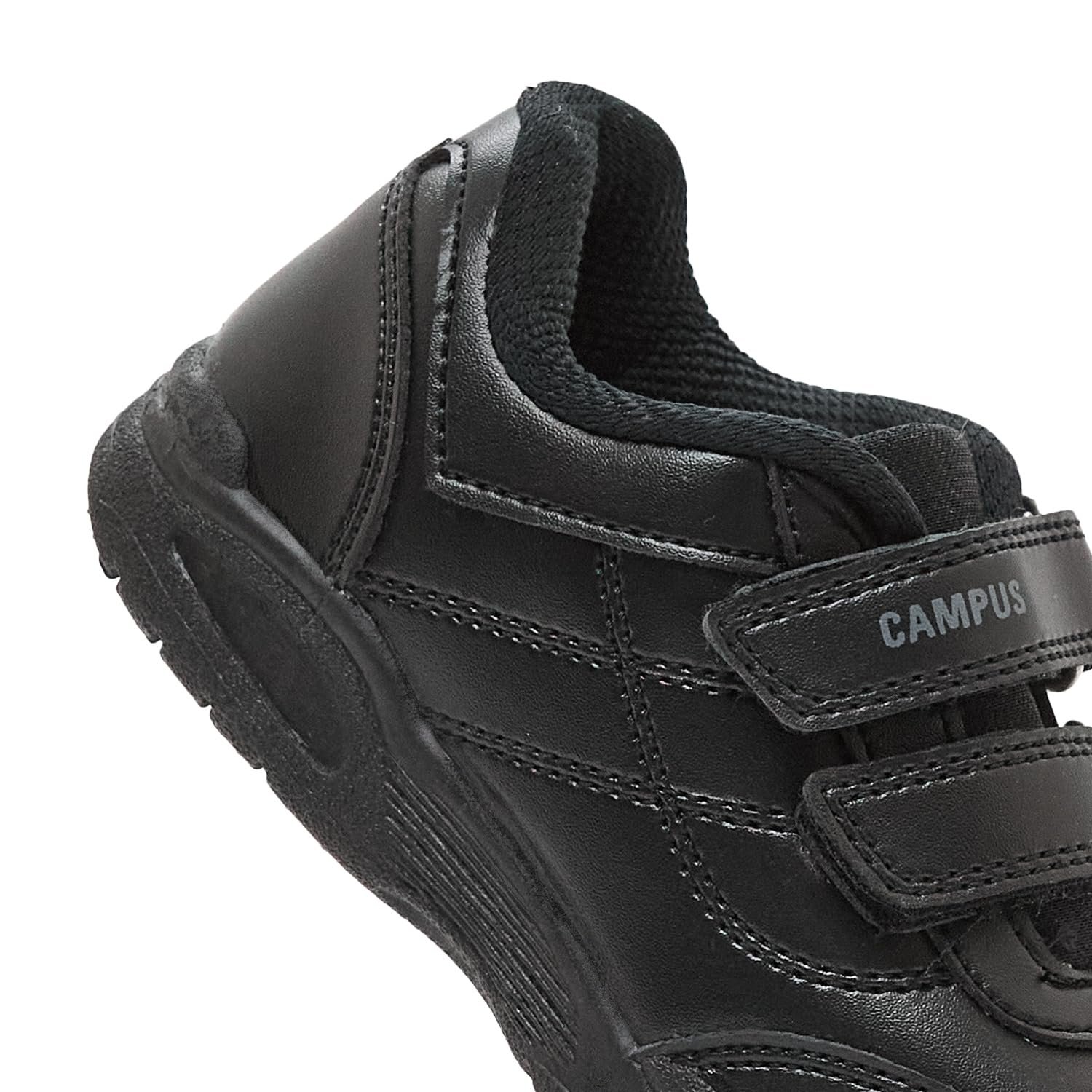 Campus Kids CS-26101V Black School Shoes - 13UK/India 1 Pair
