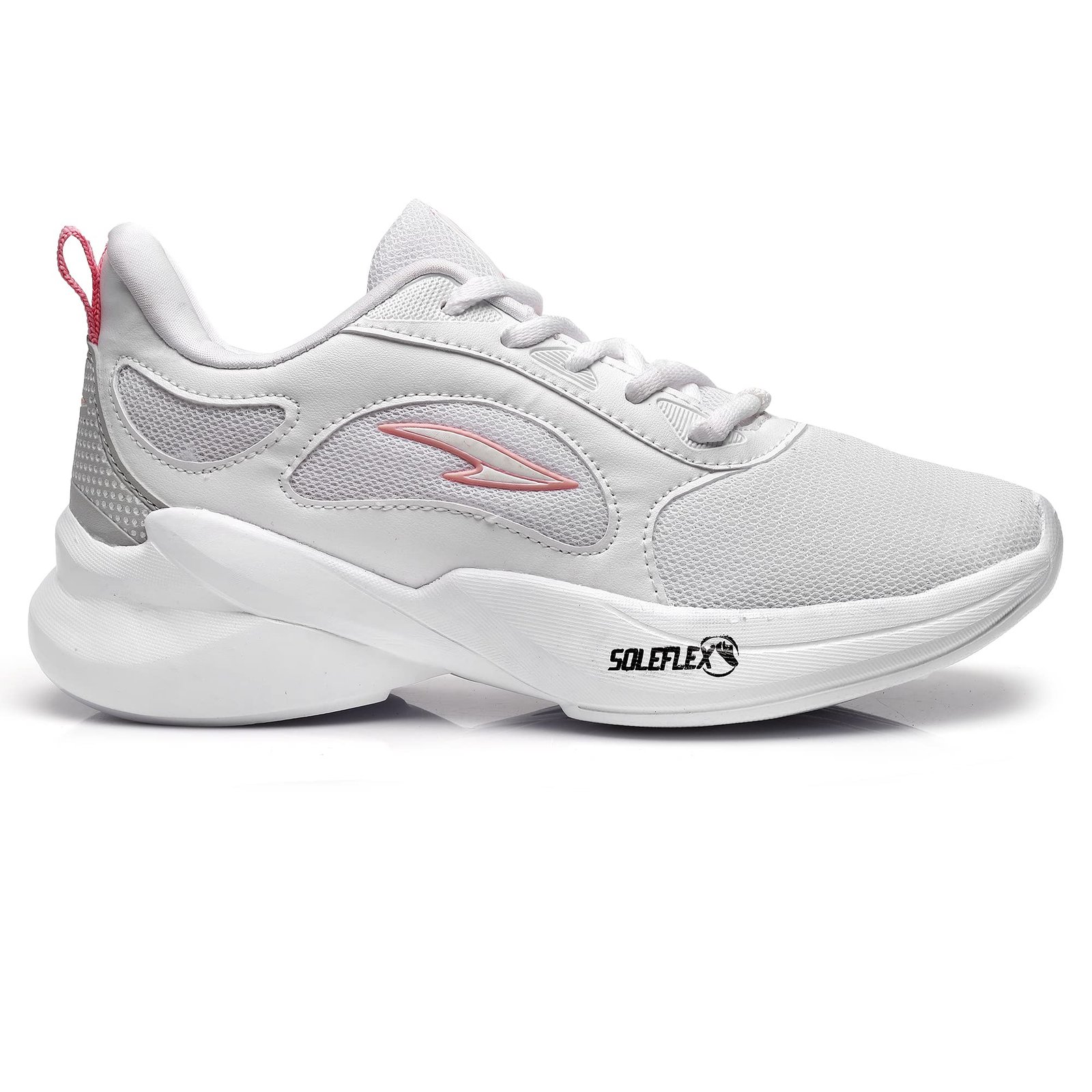 ASIAN Firefly-04 Sports & Casual Shoes Max Cushion with Memory Form Lightweight Eva Sole Extra Shoes for Women & Girls White,UK 7