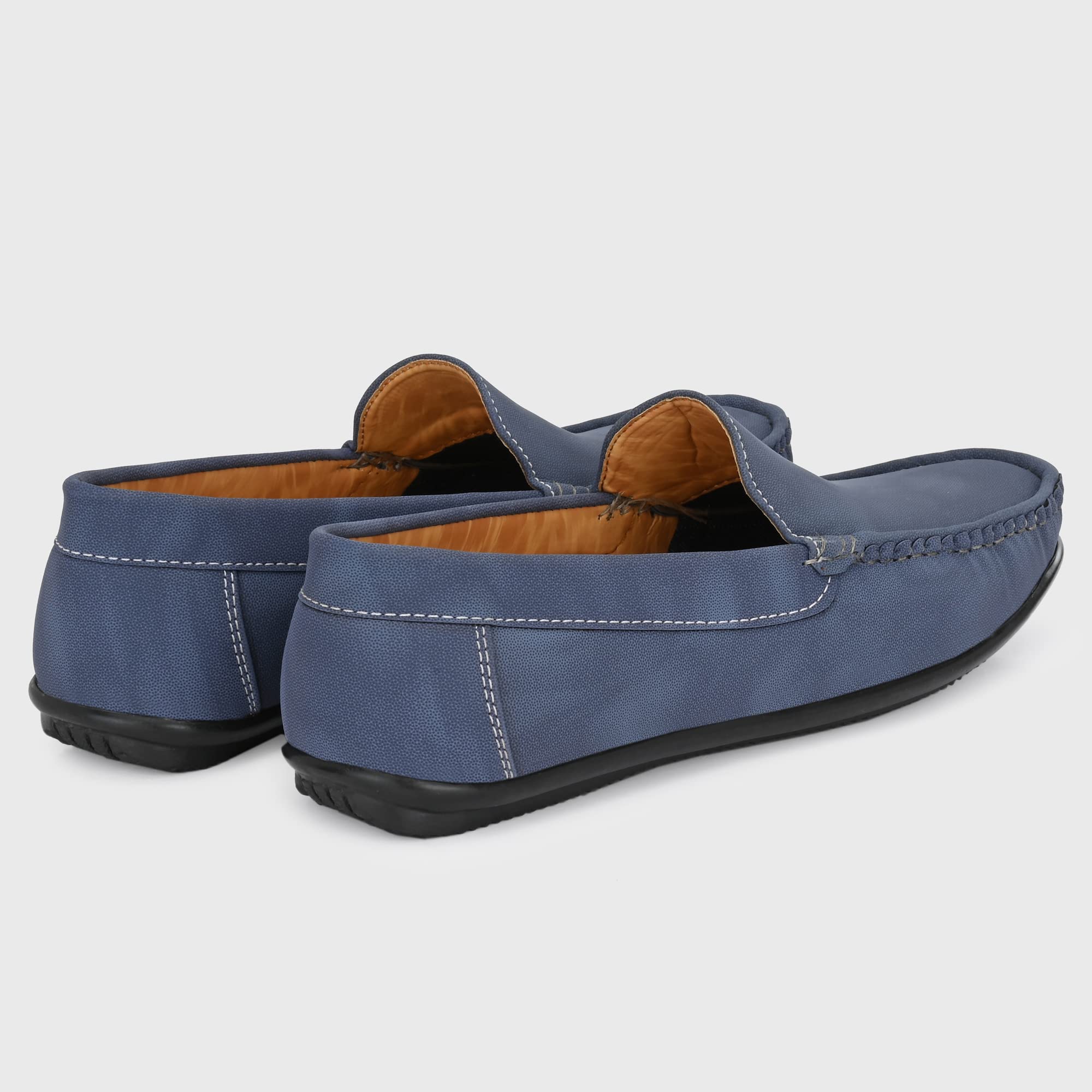 Men's 8242 Navy Loafers_8 UK (8242-1)