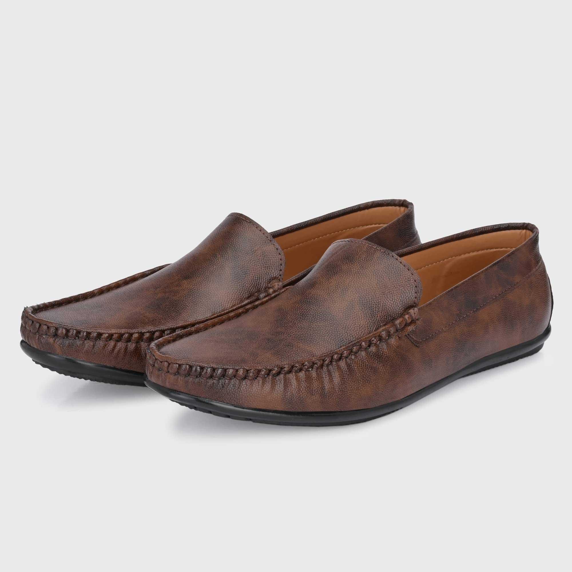 Men's 8242 Brown Loafers_9 UK (8242-4)