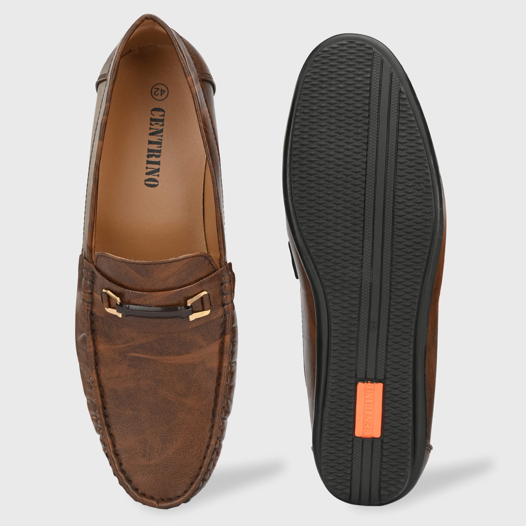 Loafer for Men | Stylish & Comfortable with Soft Cushioned Insole | Hand-Stitched Design for Trendy 9803-2_Brown_11