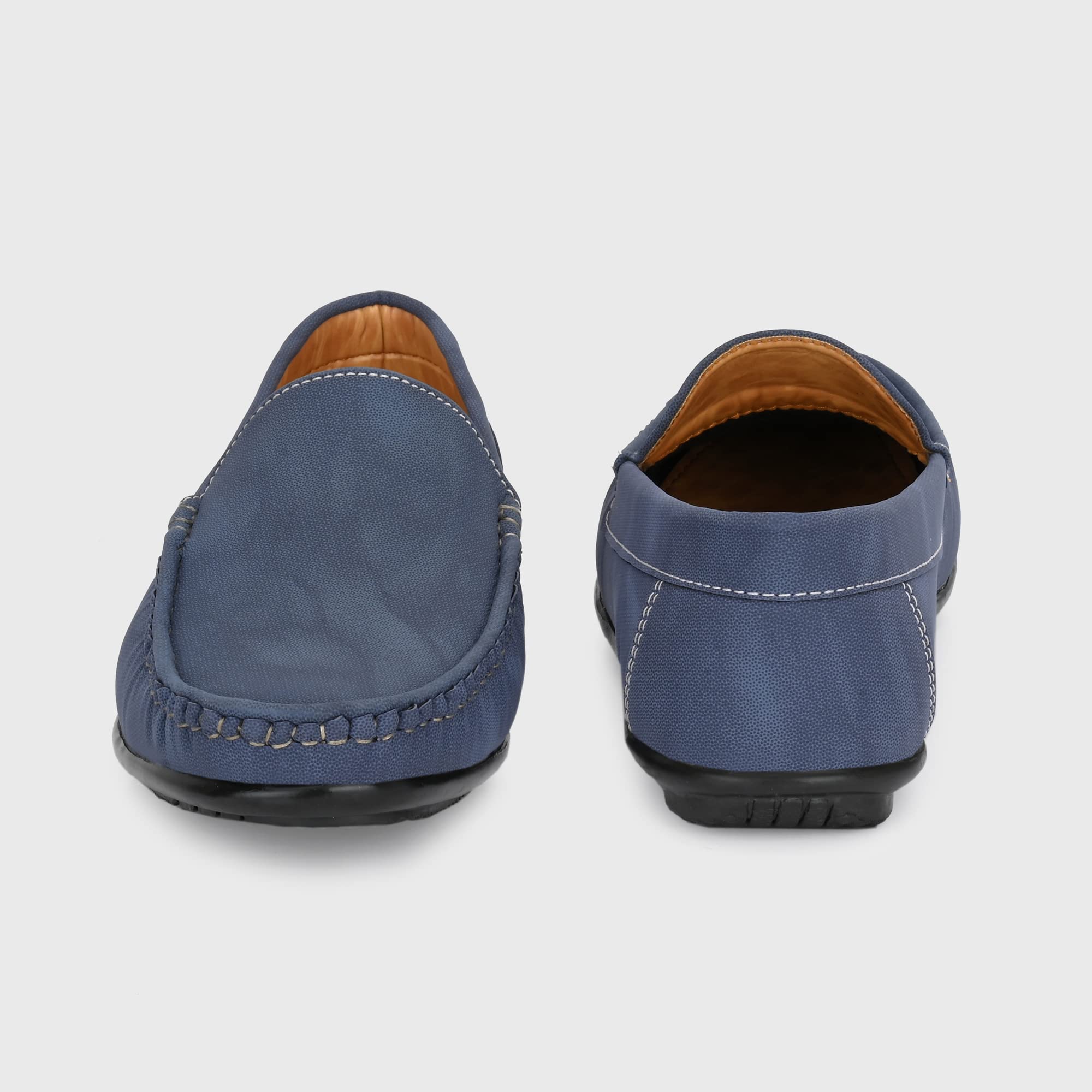 Men's 8242 Navy Loafers_8 UK (8242-1)