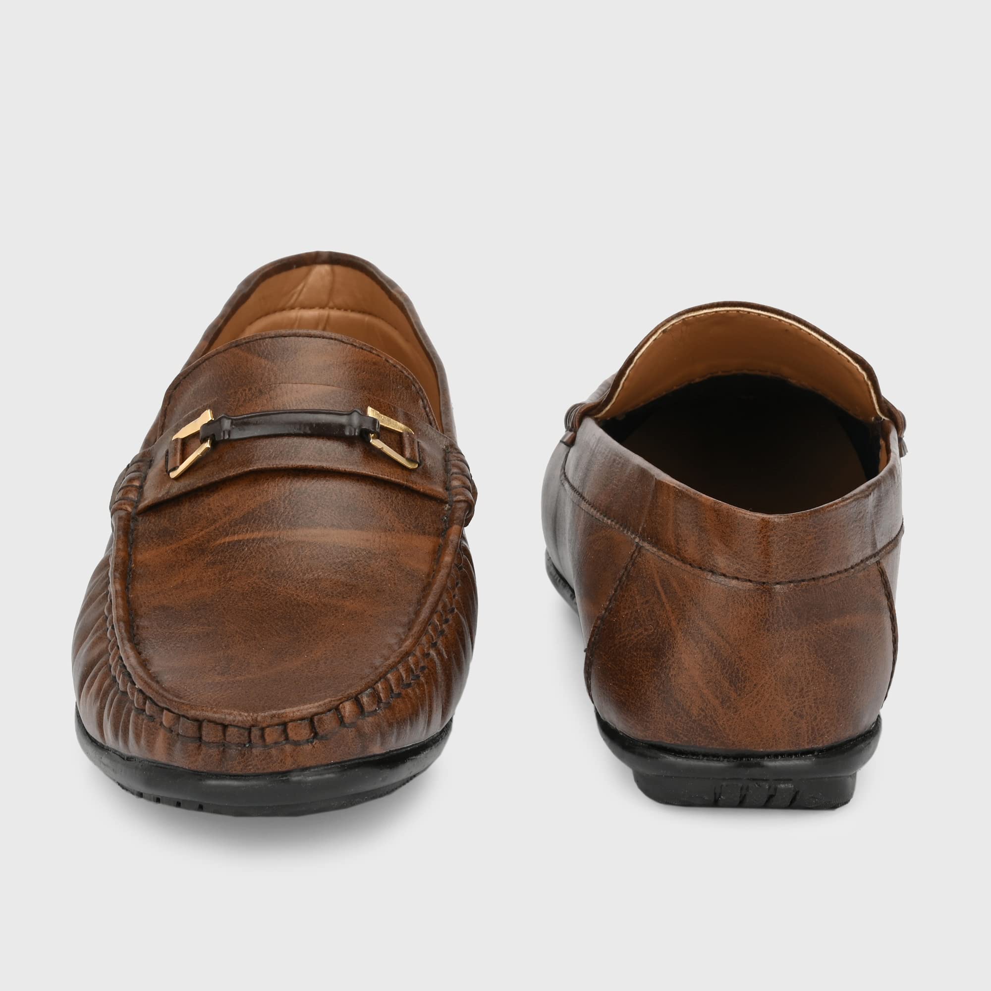 Loafer for Men | Stylish & Comfortable with Soft Cushioned Insole | Hand-Stitched Design for Trendy 9803-2_Brown_11