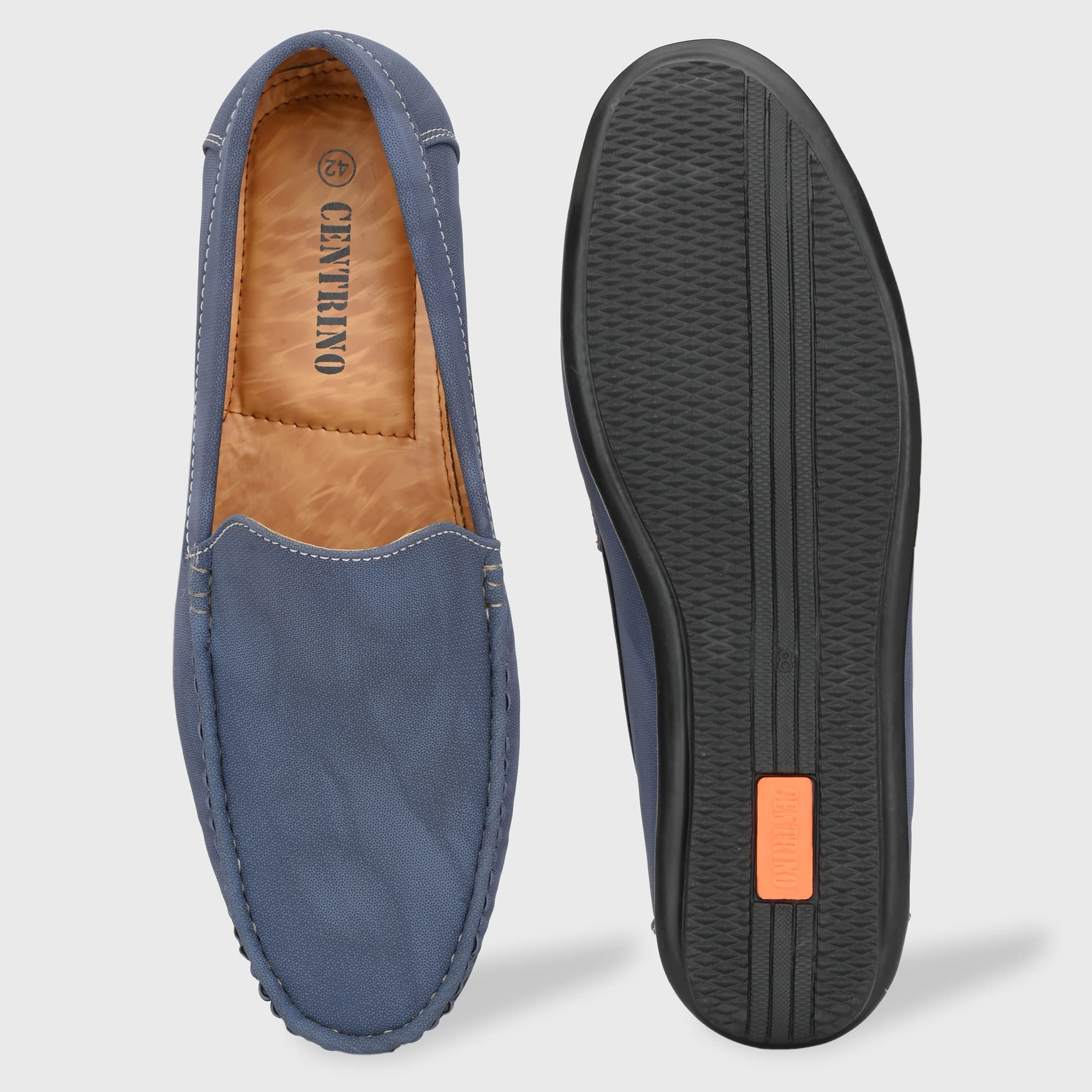 Men's 8242 Navy Loafers_8 UK (8242-1)