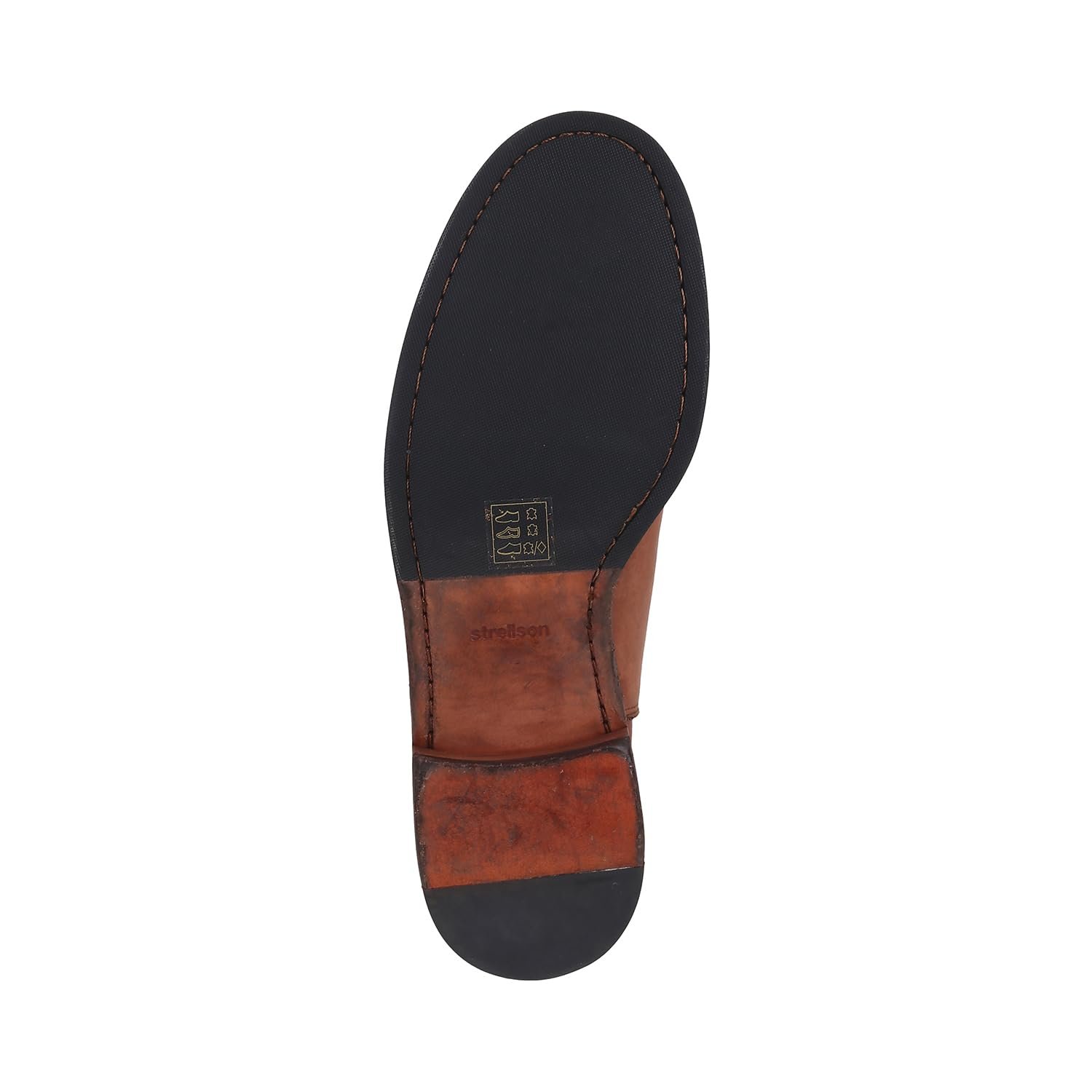 Big Size Wide Width Soft Leather Tan Casual Shoes for Men